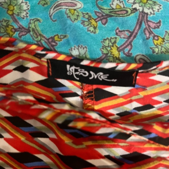 Geometric Print Tunic Top/Mini Dress - Picture 13 of 13